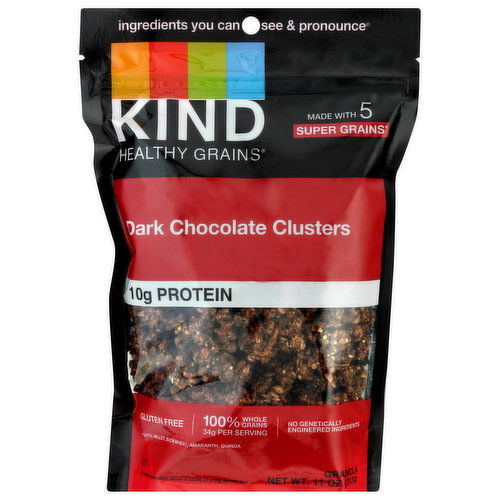 KIND Granola, Dark Chocolate, Whole Grain Clusters