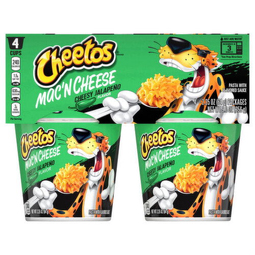 Cheetos Mac 'N Cheese, Cheesy Jalapeno Flavor