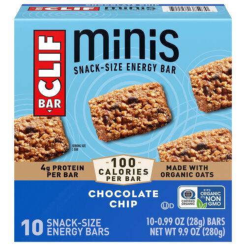 Clif Bar Chocolate Chip Snack-Size Minis Energy Bars