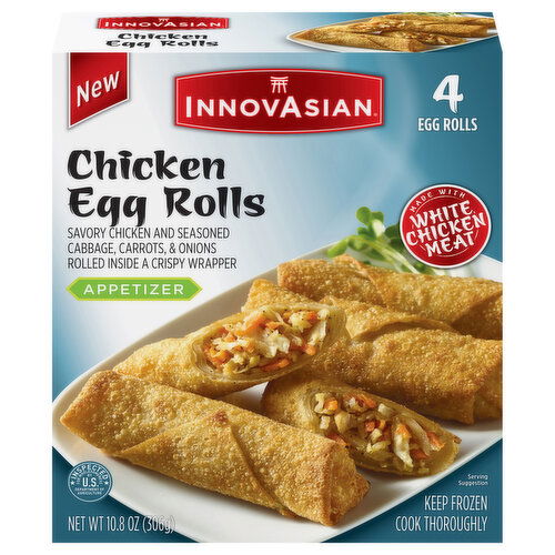 InnovAsian Chicken Egg Rolls, Appetizer
