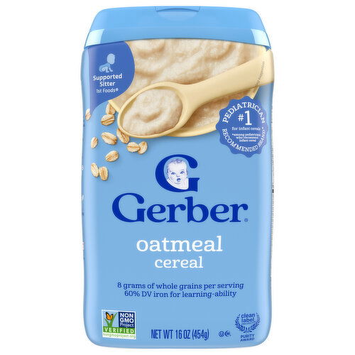 Gerber Supported Sitter 1st Foods Oatmeal Cereal