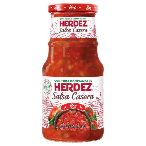 Herdez Hot Salsa Casera