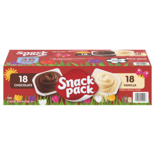 Snack Pack Chocolate/Vanilla Pudding