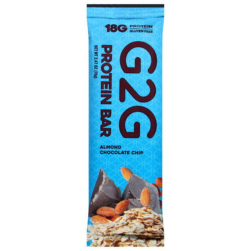 G2G Almond Chocolate Chip Protein Bar