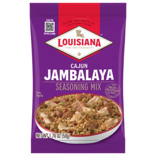 Louisiana Fish Fry Products Cajun Jambalaya Seasoning Mix Image 1 of 6