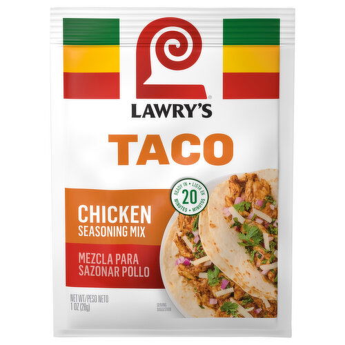 Lawry's Chicken Taco Spices & Seasonings