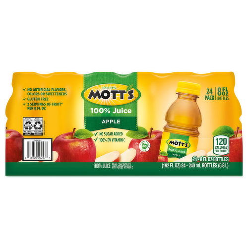 Mott's Juice, Apple, 24 Pack