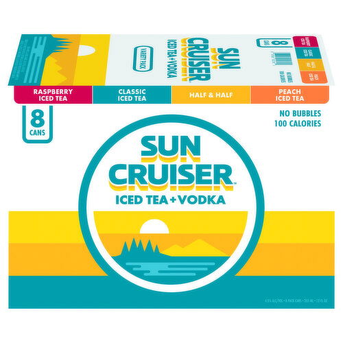 Sun Cruiser Assorted Iced Tea + Vodka