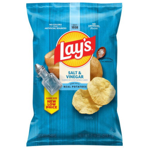 Lay's Salt & Vinegar Flavored Potato Chips