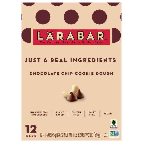 Larabar Chocolate Chip Cookie Dough Fruit & Nut Bar