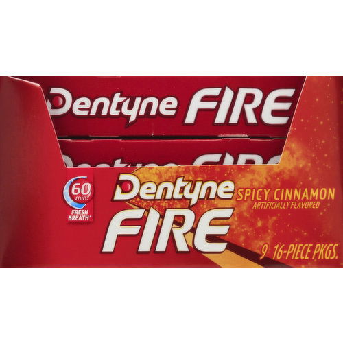 Dentyne Gum, Sugar Free, Spicy Cinnamon