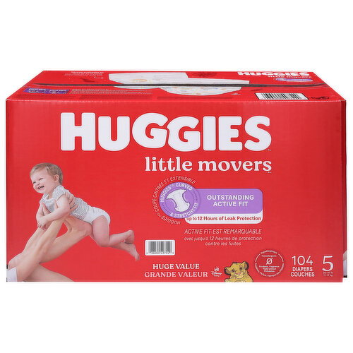Huggies Disney Baby Size 5 Diapers (25 - 37 lbs (11 - 17 kg)) Image 1 of 5