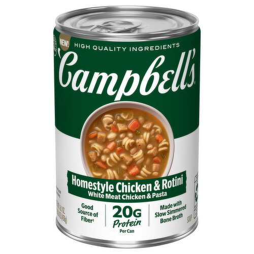 Campbell's Homestyle Chicken & Rotini Soup Image 1 of 6