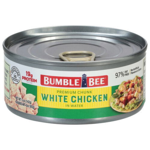 Bumble Bee White Chicken, in Water, Premium Chunk