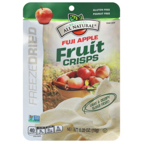 Brothers All Natural Fruit Crisps, Fuji Apple, Freeze Dried