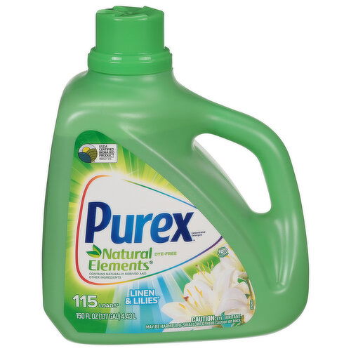 Purex Detergent, Concentrated, HE, Linen & Lilies