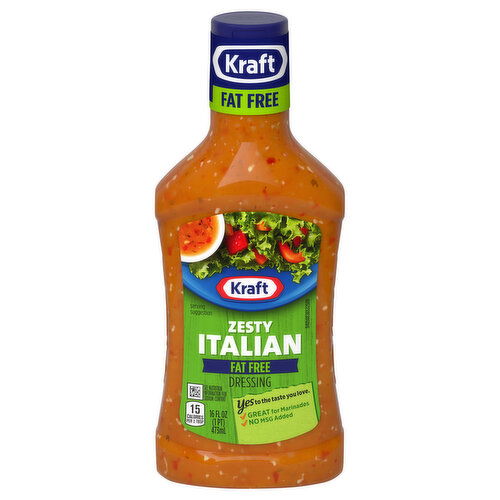 Kraft Fat Free Zesty Italian Dressing