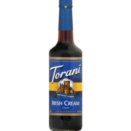 Torani Syrup, Sugar Free, Irish Cream