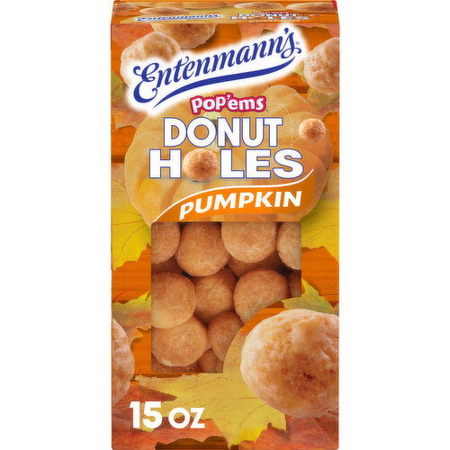 Entenmann's Pumpkin Donut Holes, 15 oz