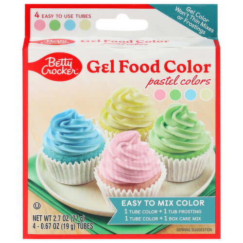 Betty Crocker Pastel Colors Gel Food Colors Image 1 of 6