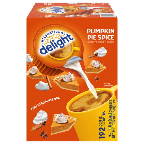 International Delight Creamer Singles, Pumpkin Pie Spice