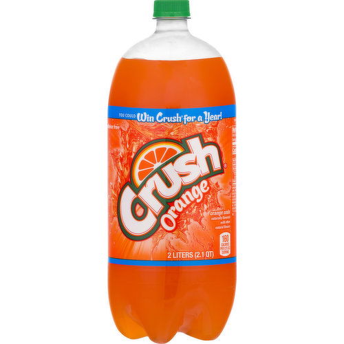 Crush Soda, Caffeine Free, Orange