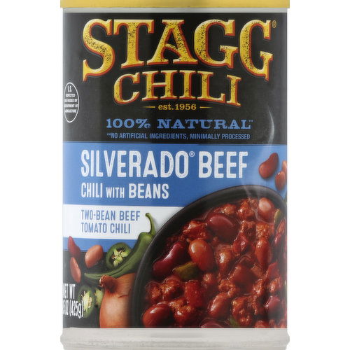 Stagg Chili, with Beans, Silverado Beef