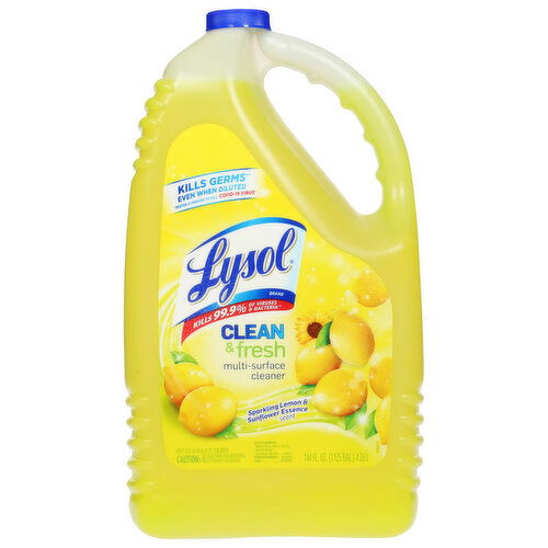 Lysol Multi-Surface Cleaner, Sparkling Lemon & Sunflower Essence, Clean & Fresh