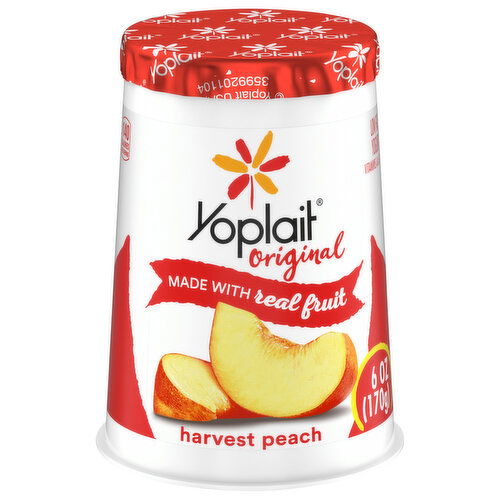 Yoplait Low Fat Harvest Peach Yogurt