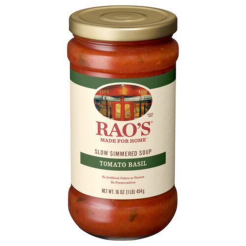Rao's Made for Home Slow Simmered Tomato Basil Soup Image 1 of 6