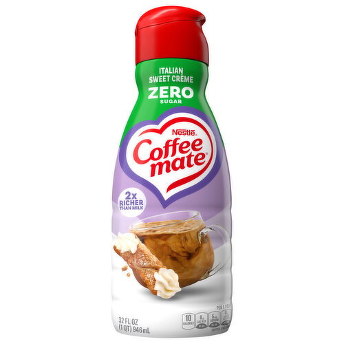 Coffee-Mate Zero Sugar Italian Sweet Creme Coffee Creamer Image 1 of 6