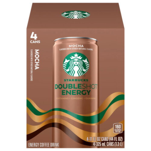 Starbucks Doubleshot Energy Mocha Energy Coffee Drink Image 1 of 3