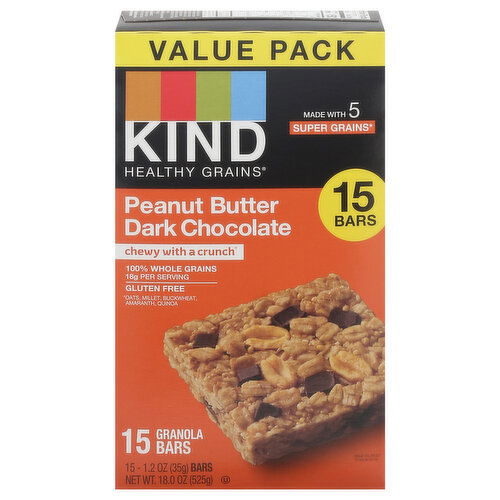 Kind Granola Bars, Peanut Butter Dark Chocolate, Value Pack