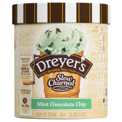 Dreyer's Frozen Dairy Dessert, Extra Triple Fudge Brownie