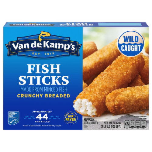 Van de Kamp's Crunchy Breaded Fish Sticks