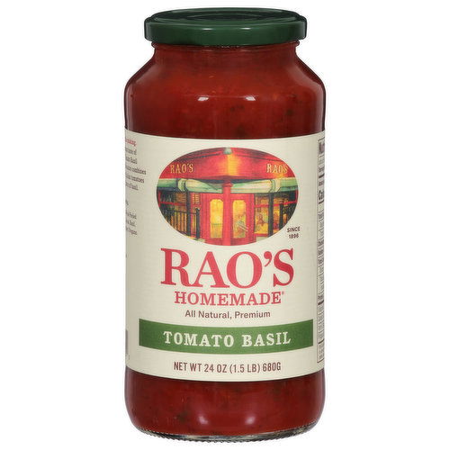 Rao's Sauce, Tomato Basil