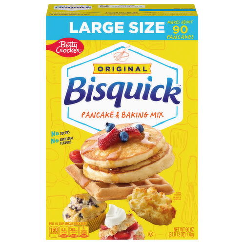 Bisquick Pancake & Baking Mix, Original, Large Size