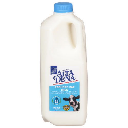 Alta Dena Milk, Reduced Fat, 2% Milkfat