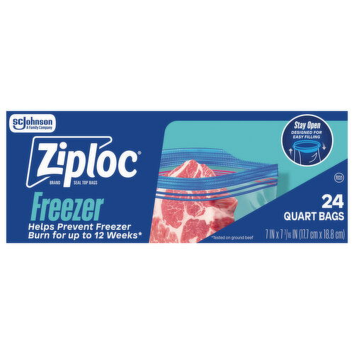 Ziploc Freezer Quart Bags