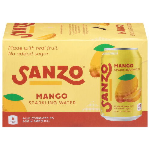 Sanzo Sparkling Water, Mango