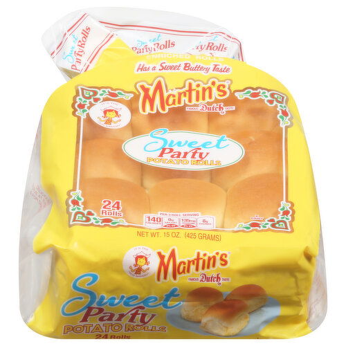 Martin's Sweet Party Potato Rolls 24 ct