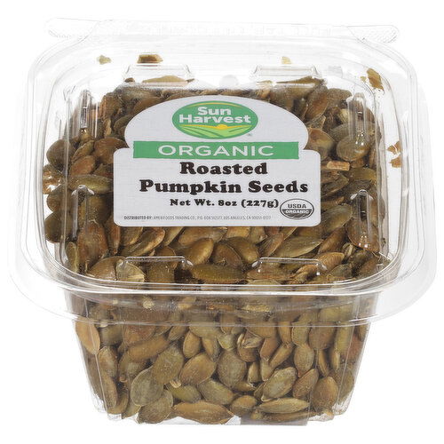 Sun Harvest Pumpkin Seeds, Organic, Roasted