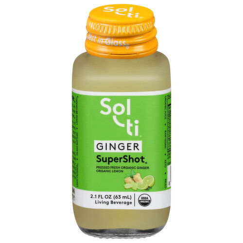 Sol-Ti Living Beverage, Ginger, Supershot