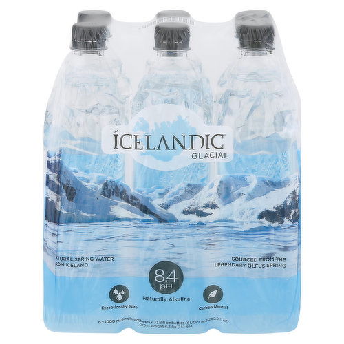 Icelandic Glacial Spring Water, Natural