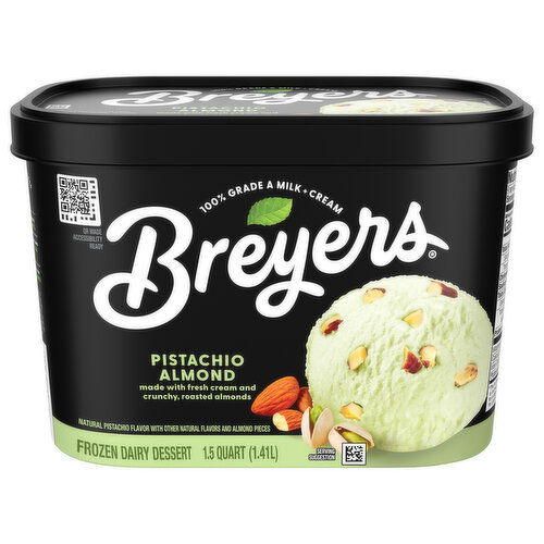 Breyers Pistachio Almond Frozen Dairy Dessert