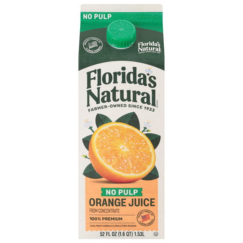 Florida's Natural No Pulp Premium Orange Juice