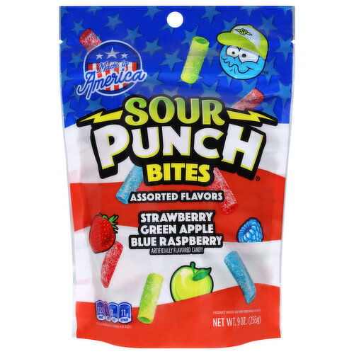 Sour Punch Candy, Assorted Flavors