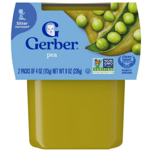 Gerber Sitter 2nd Foods Pea