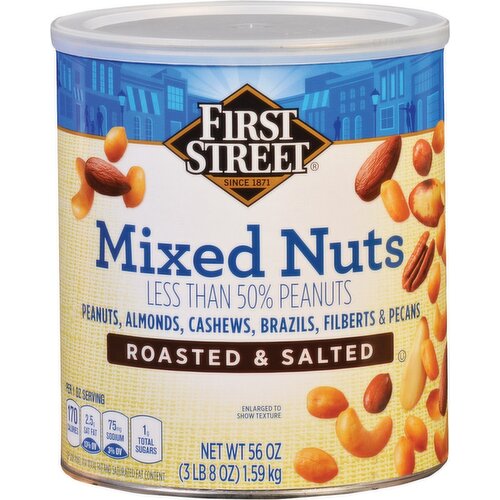 First Street Roasted & Salted Mixed Nuts