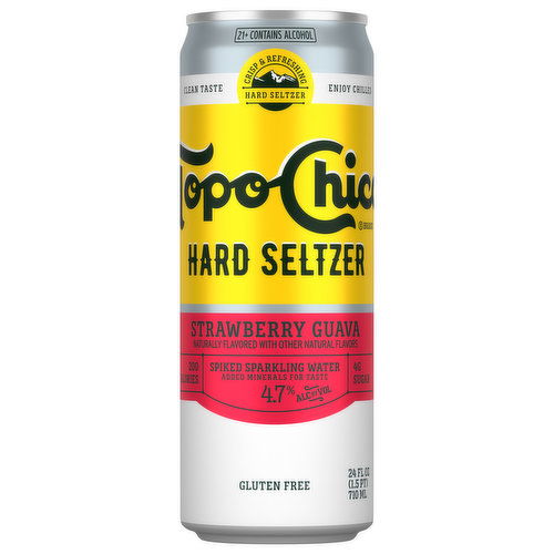 Topo Chico Hard Seltzer, Strawberry Guava